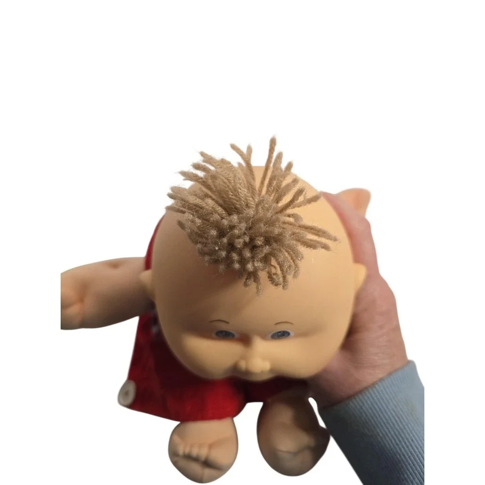 Rare Vintage‎ Cabbage Patch Preemie Boy Blond Tuft Hair Blue Eyes Collectable